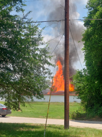 Firefighters battle large fire at Frankston gas station