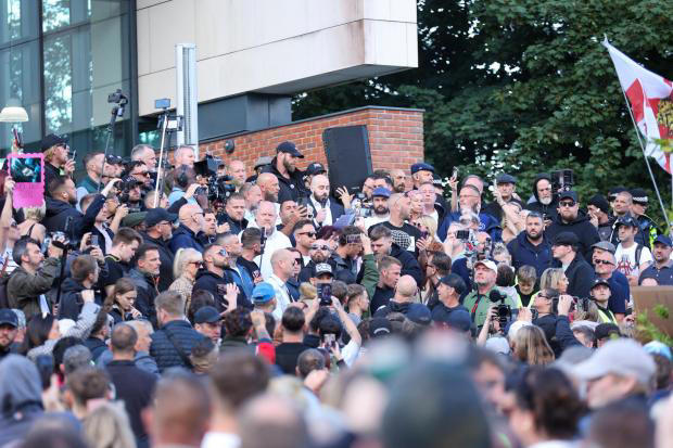 Huge protest at police station over Henry Nowak murder victim arrest