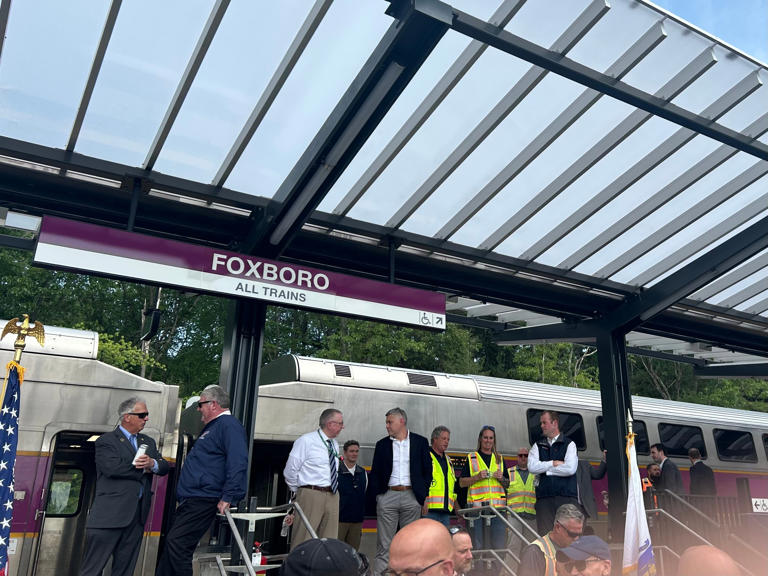 MBTA opens renovated Foxboro Station, not without a few hitches