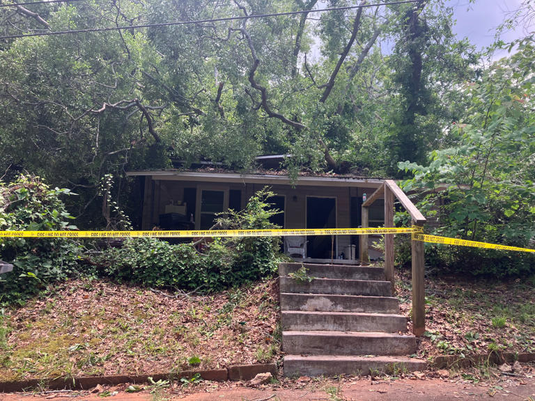 Tree crashes onto LaGrange home during storm; man trapped but survives