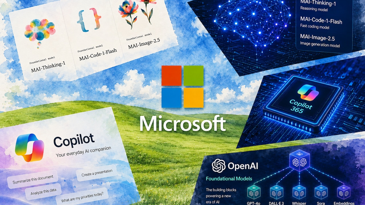Bye Bye Copilot? Microsoft Unveils Its Own Proprietary New AI Models To ...
