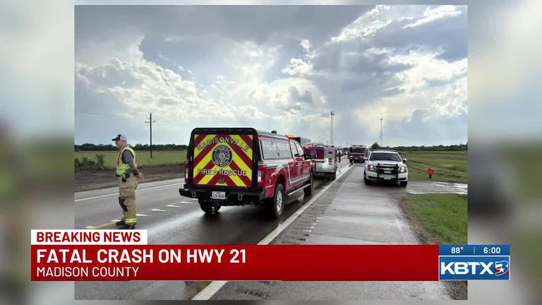 Weather-related crash in Madison County kills 1 person
