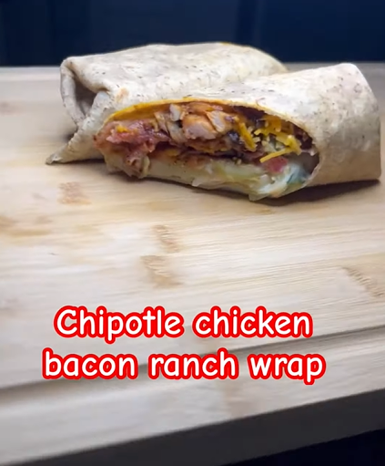 Chipotle chicken bacon ranch wrap 🌯🔥 Riley’s stupid recipes… smoky ...
