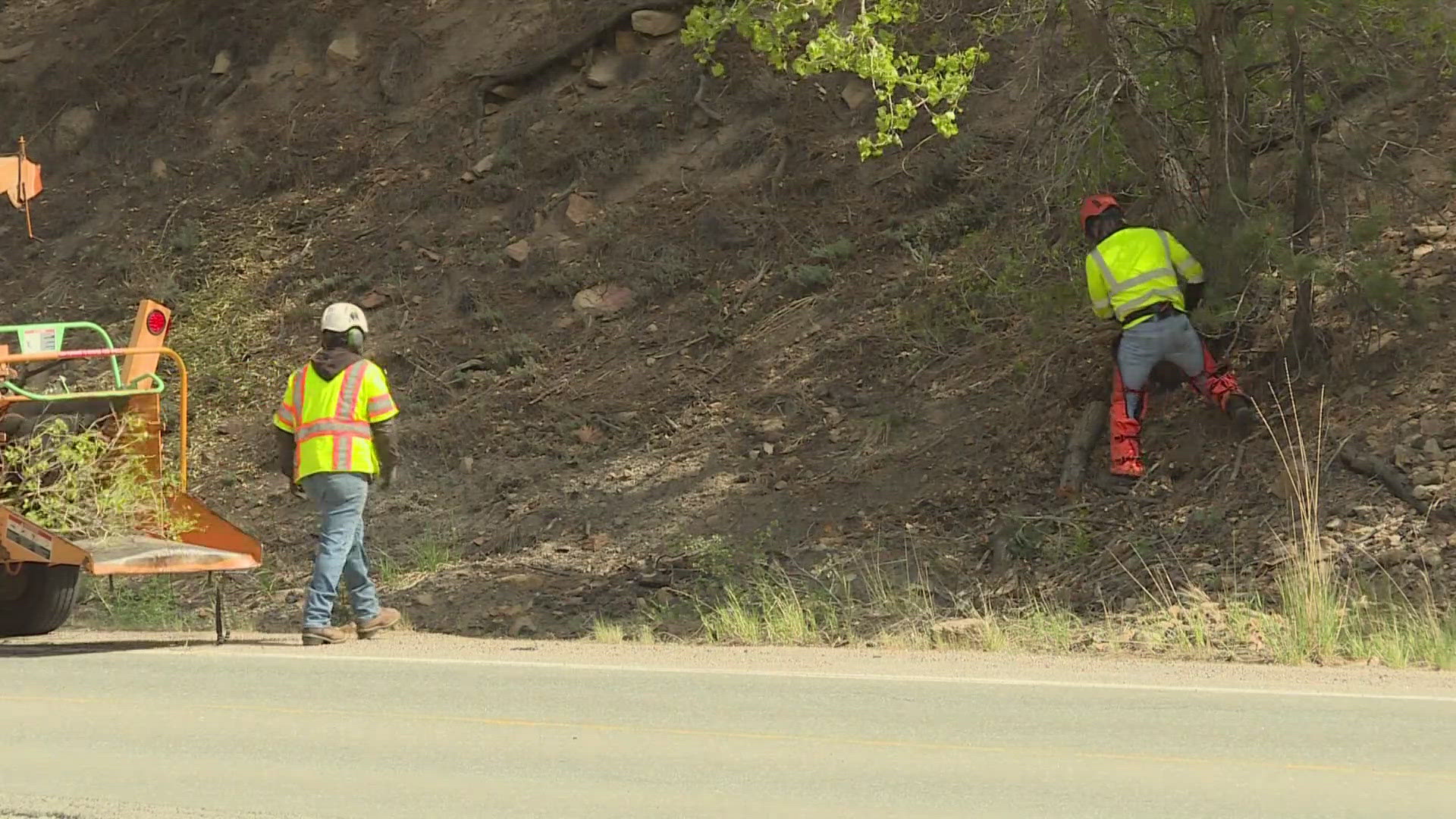 CDOT performing fire mitigation work along Colorado mountain roads