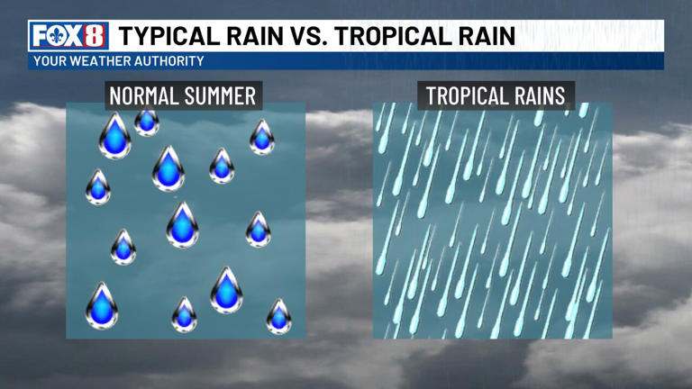 What’s the difference between tropical rain and regular rain?