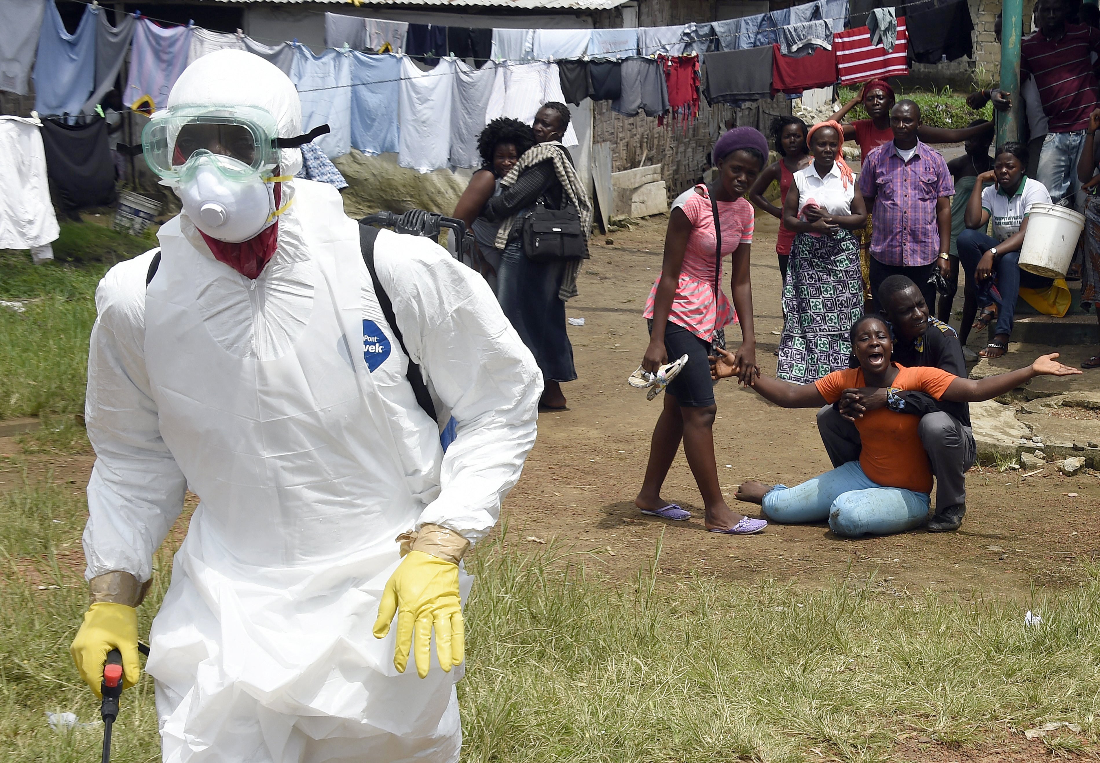 The 2014 outbreak in West Africa devastated countries, killing 11,000 people (AFP/Getty)