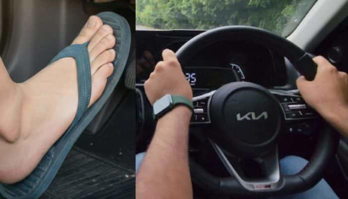  Can police fine you for driving car in slippers? Here's what Indian traffic rules say 