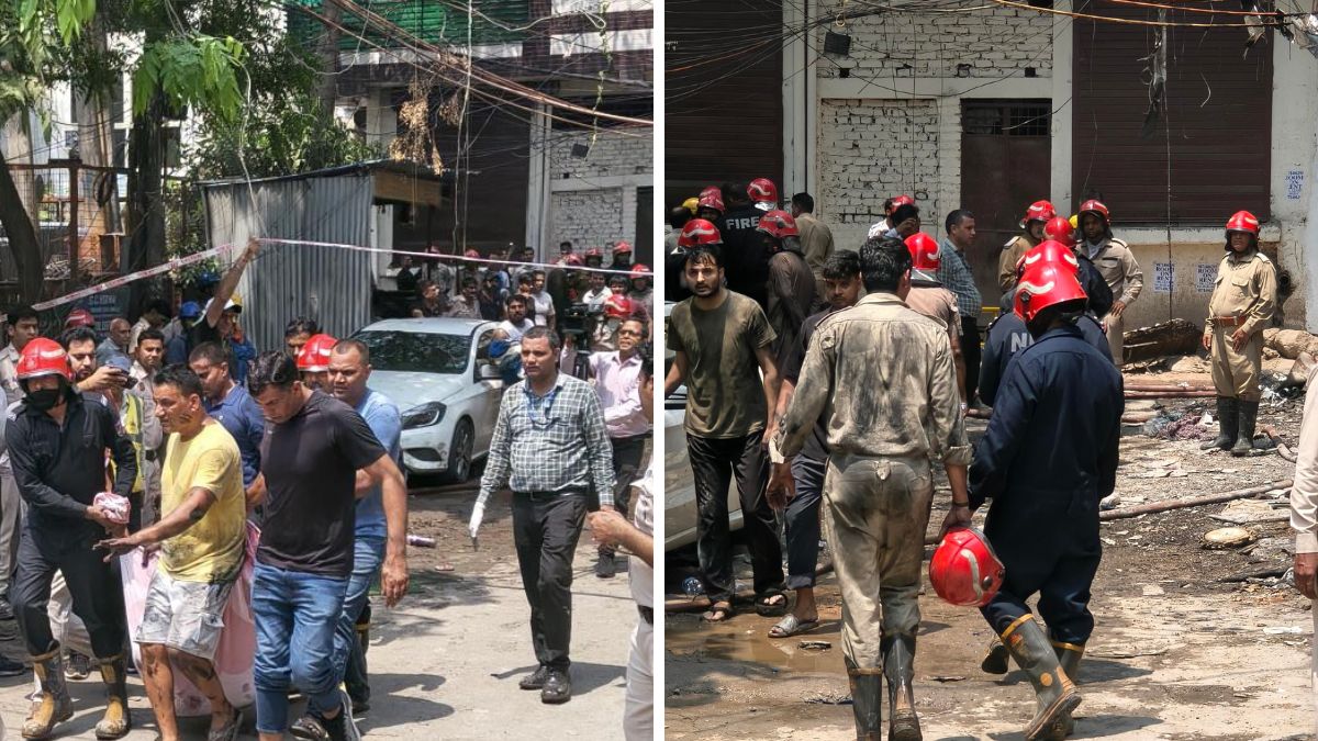 20 dead, 47 rescued in massive fire at Delhi hotel