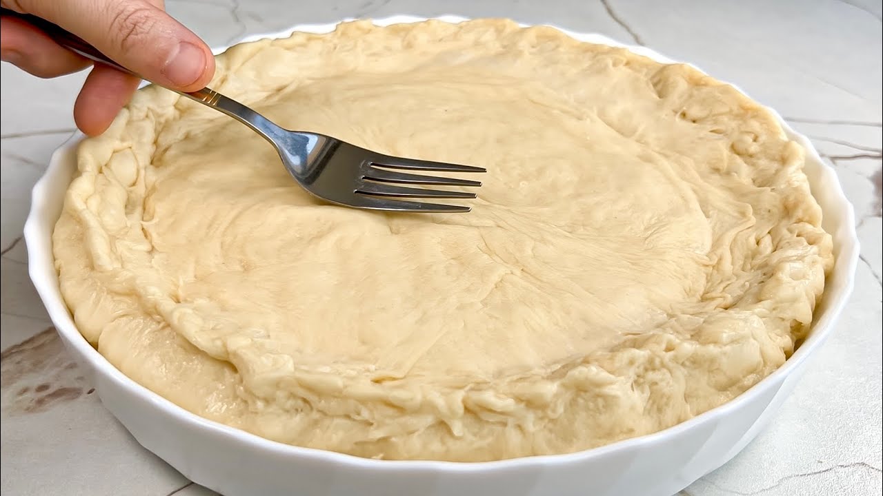 Homemade bread with flaky layers and a light texture