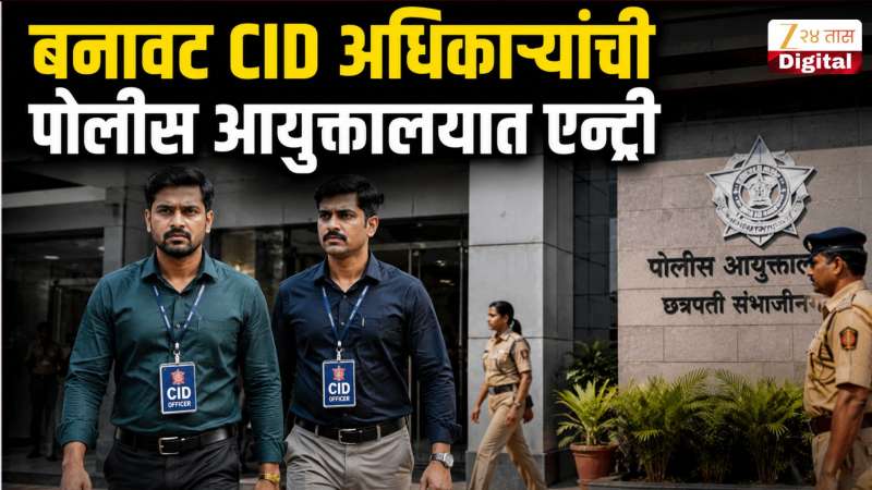 बनावट CID अधिकाऱ्यांची थेट पोलीस आयुक्त कार्यालयात धडक; पुढे झालं ते ...