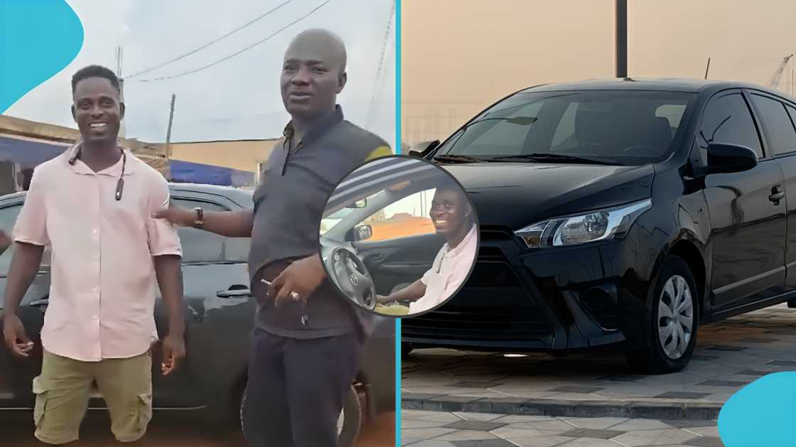 Staunch NDC supporter Appiah Stadium gifts a loyal friend a Toyota ...