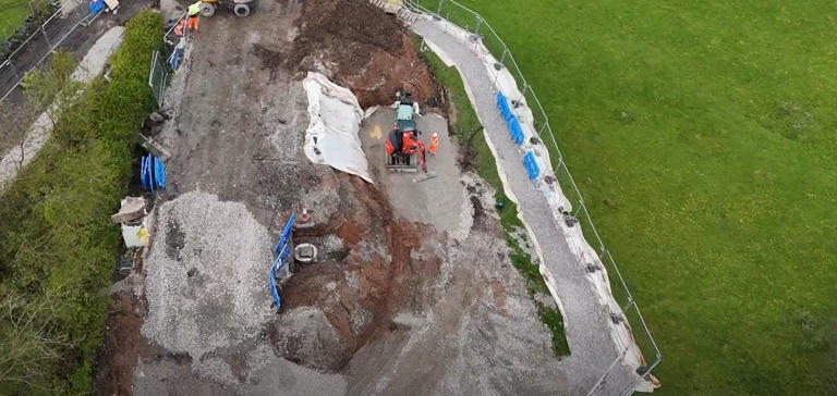 Collapsed B5470 Macclesfield Road opens following £2m emergency civil ...