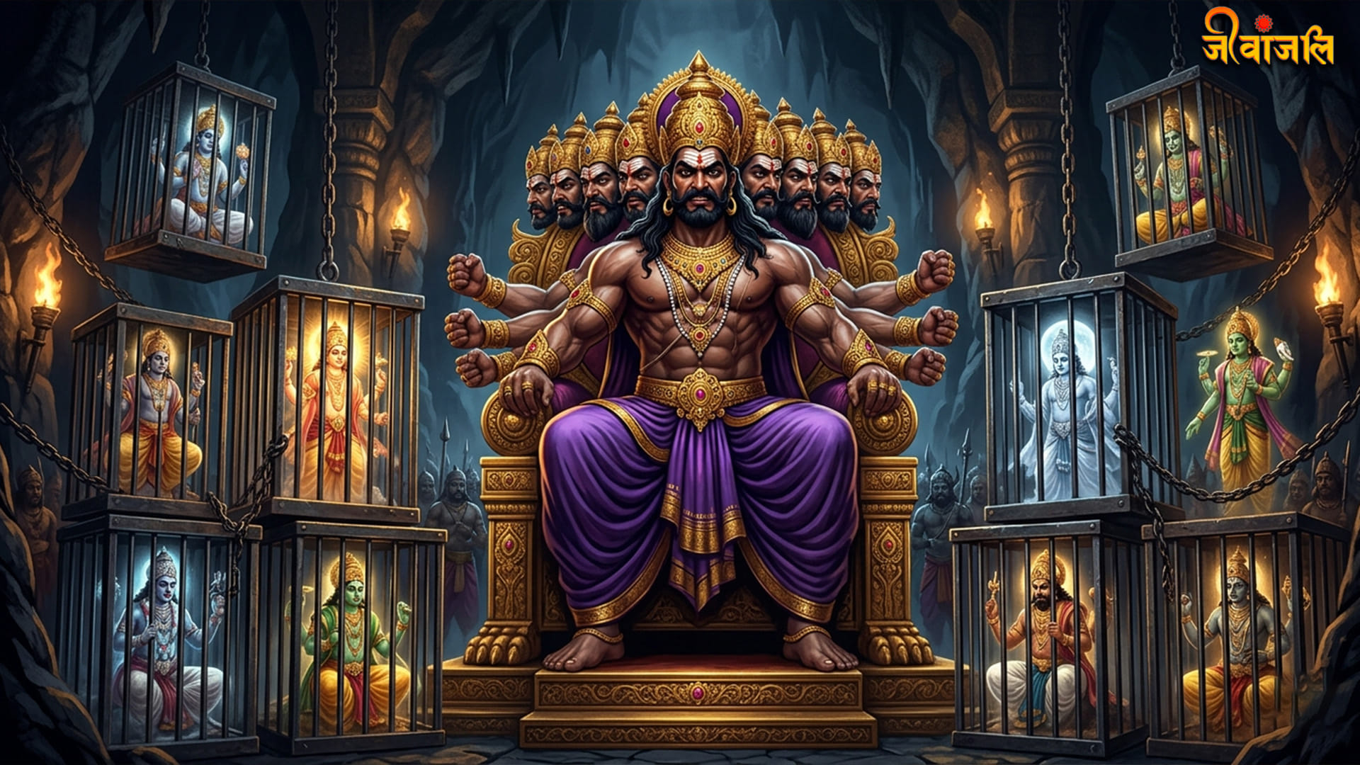 Ravan story: रावण ने क्यों बनाया था नौ ग्रहों को बंदी जानिए कथा