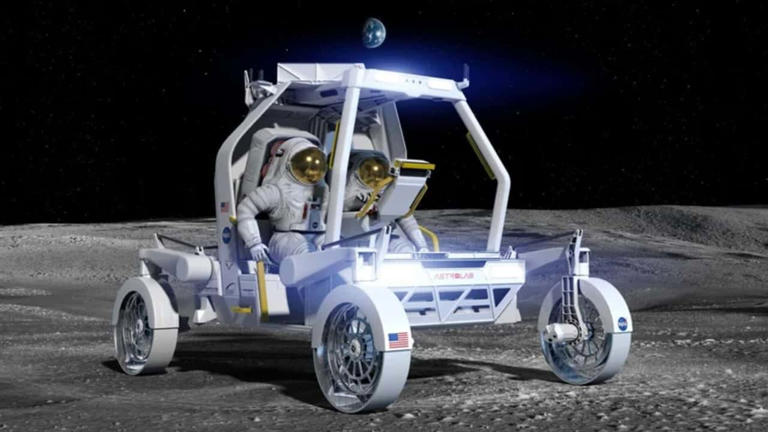 NASA’s moon rover looks like the ultimate side-by-side from the future