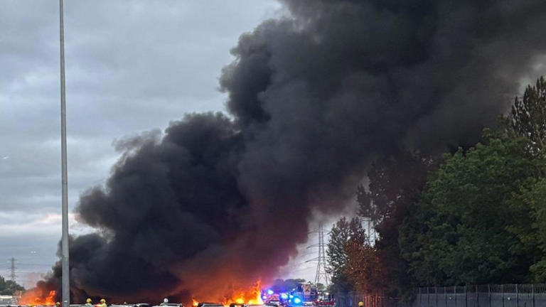 Fire engulfs 33 hybrid cars at docks compound