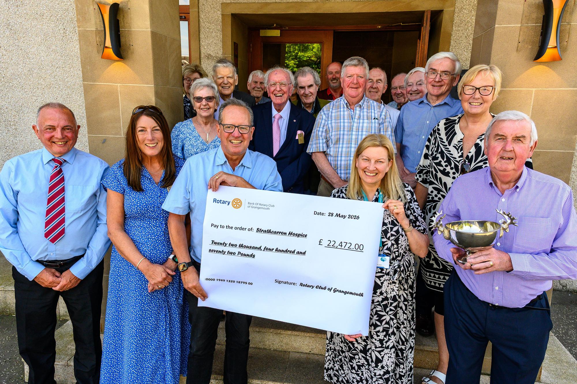 Grangemouth's Malky is Rotary community champ for Strathcarron fundraising