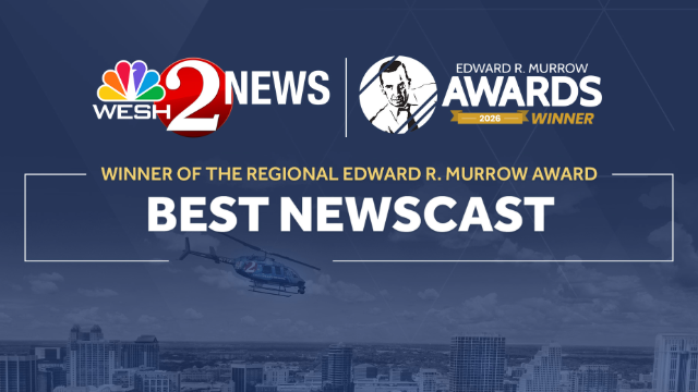WESH 2 News wins regional Edward R Murrow Award for best newscast