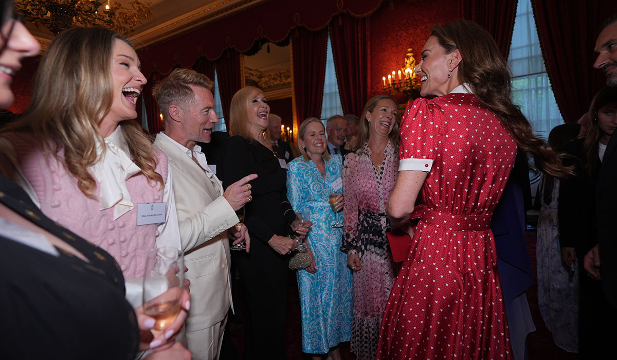 Ronan Keating and Storm make quite the entrance to meet King Charles