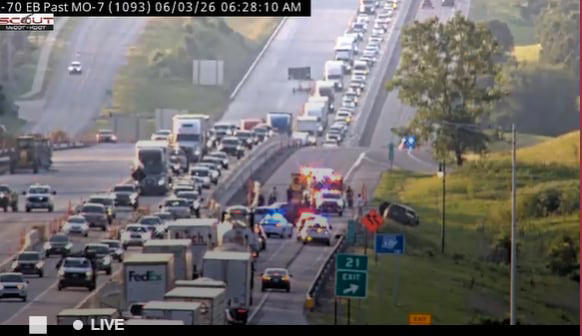 Avoid the area: Morning commute snarled by I-70 construction zone crash