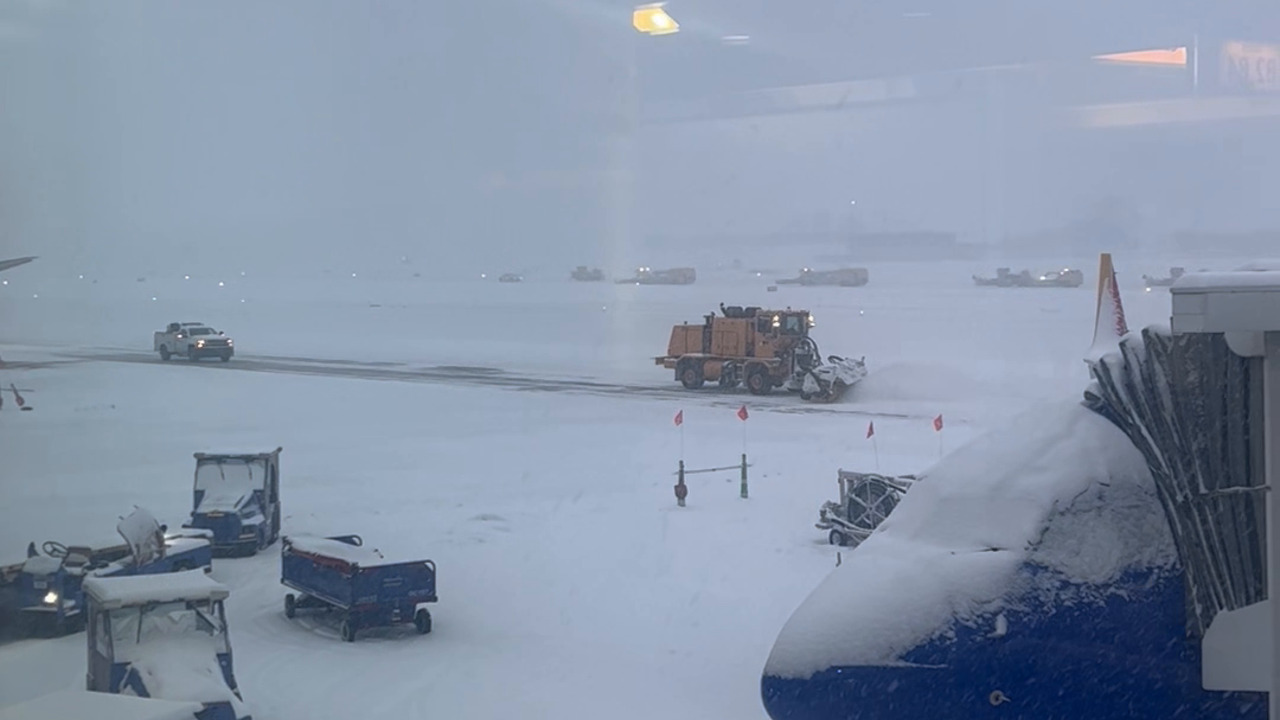 Winter weather impacts operations at BWI Airport