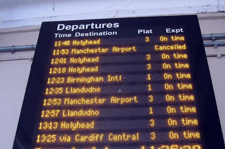 Storm Austen to hit train services in Wales with passengers reporting ...