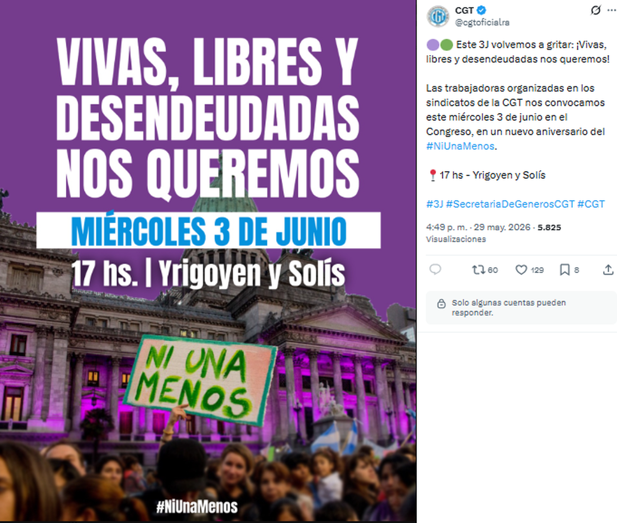 Ni Una Menos vuelve a las calles: a qué hora y dónde es la marcha por ...