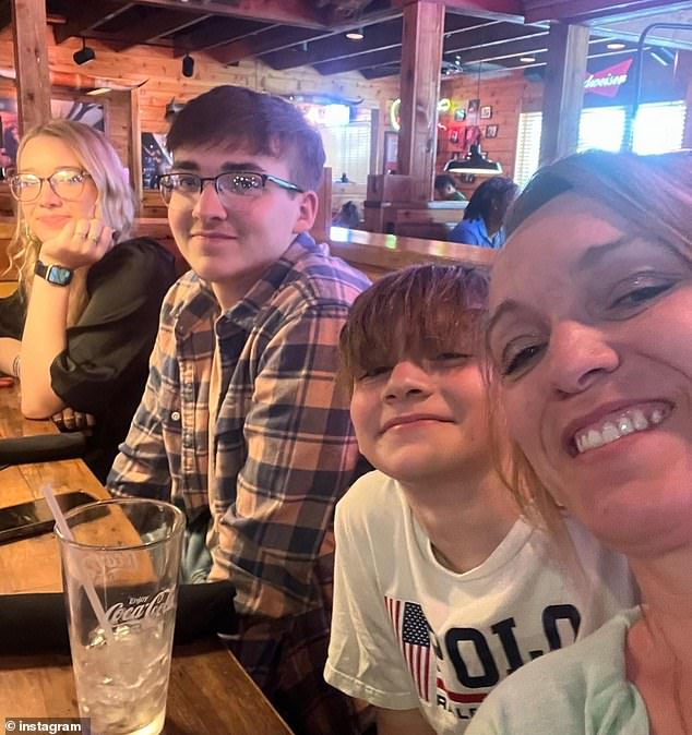 McFarland killed Ryle, Mark, Lesa, and Ryan Jr at the family home on Park Street just after noon on Monday. Only Johnathan (second from left) was left alive