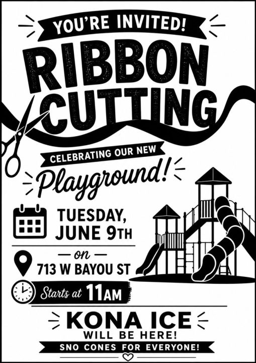 Farmerville leaders celebrate opening of new West Bayou playground with ...