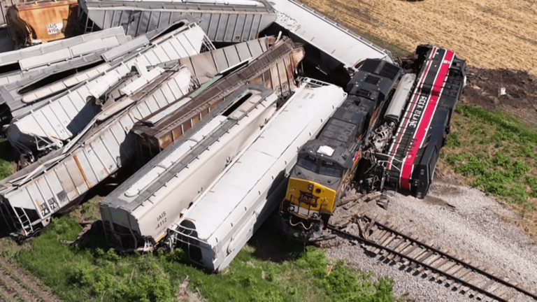 1 dead, 1 life flighted after semi and train collide in Iowa