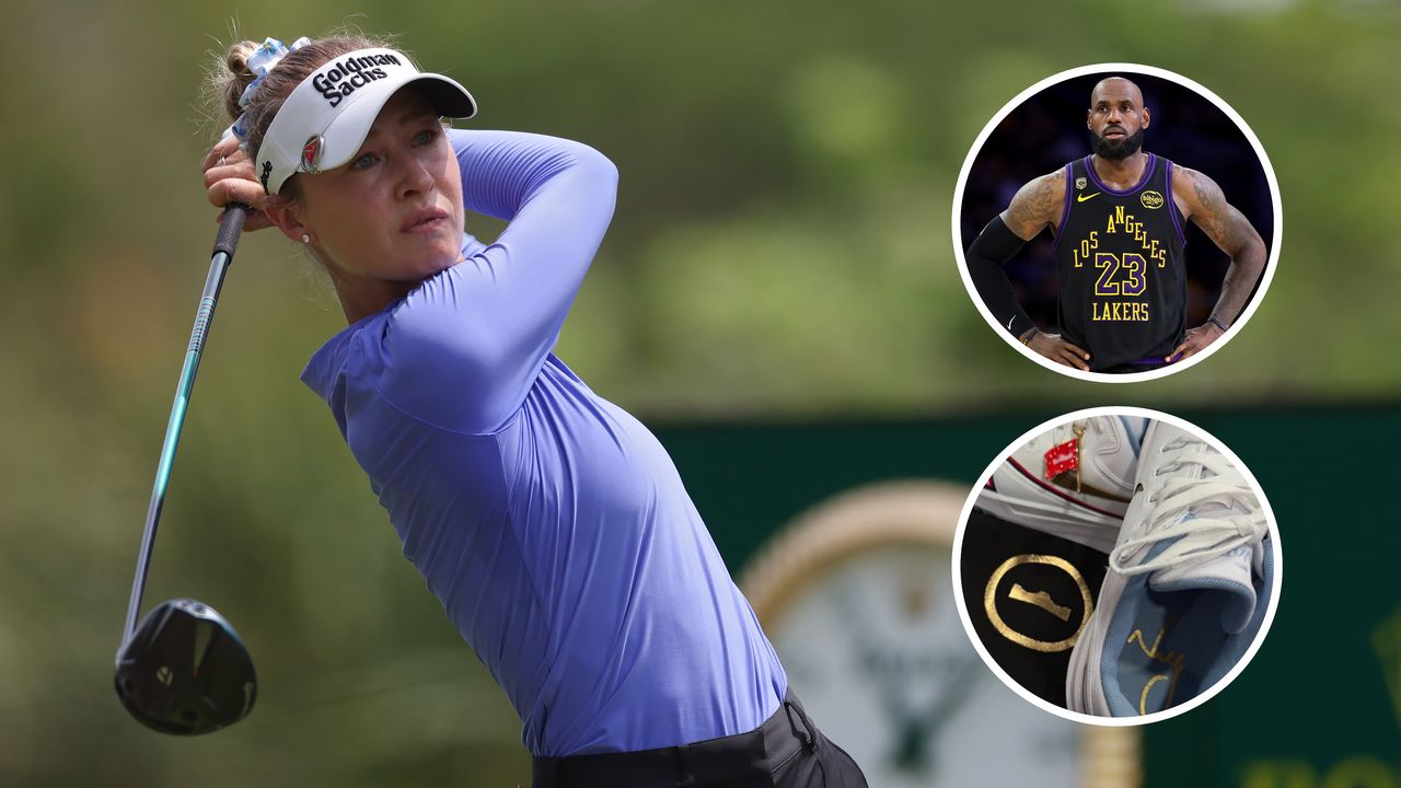 LeBron James gifts Nelly Korda customized Nike golf shoes ahead of US ...