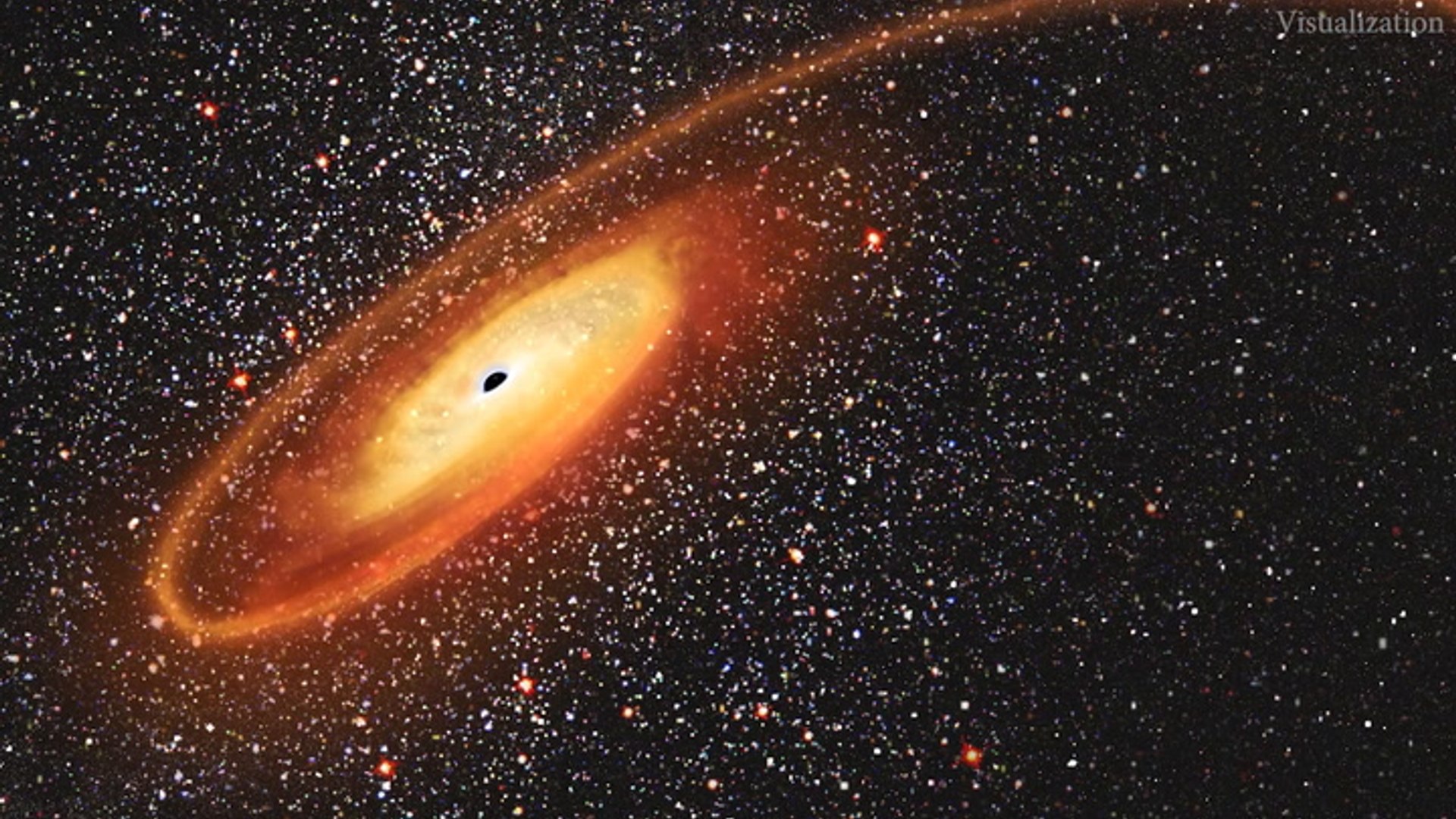Rogue black hole 5000 light years away - Hubble finds evidence