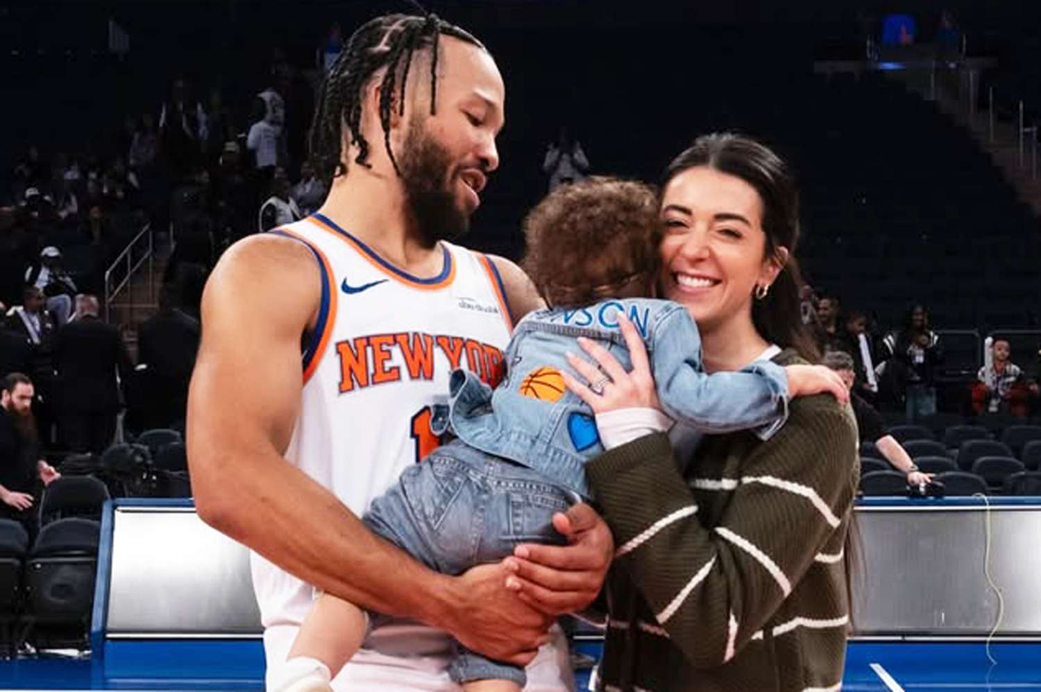 Jalen Brunson’s wife Ali shares the adorable reaction daughter Jordyn