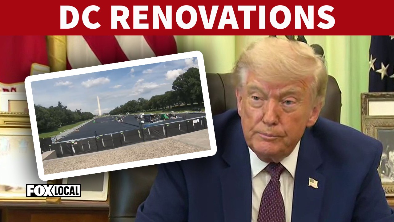 Full: Pres. Trump talks DC renovations, signs customs enforcement order
