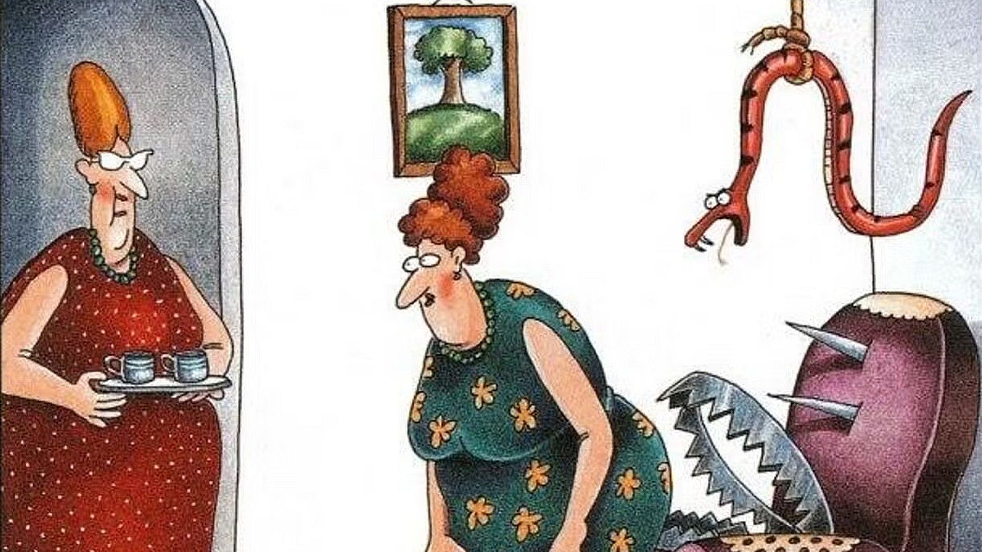 10 Far Side comics with spit-take punchlines