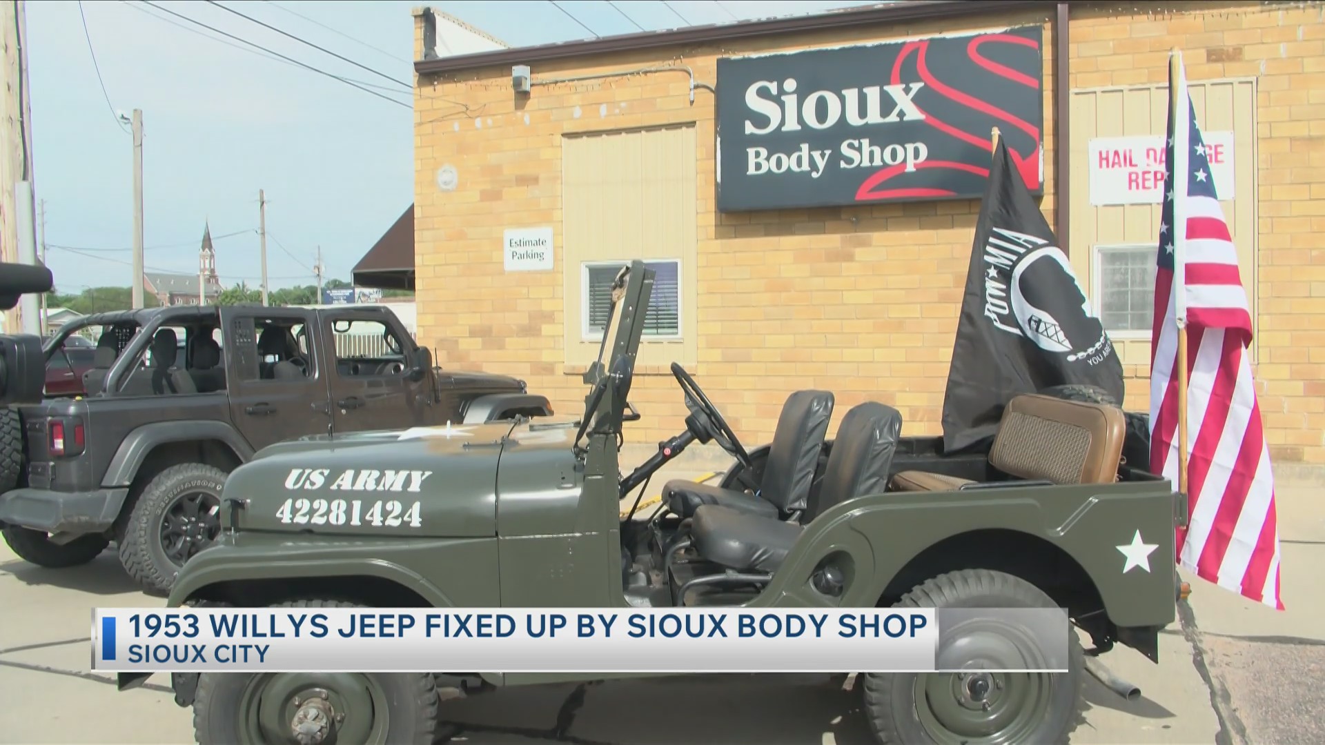 Sioux City body shop fixes up 1953 Willys Jeep