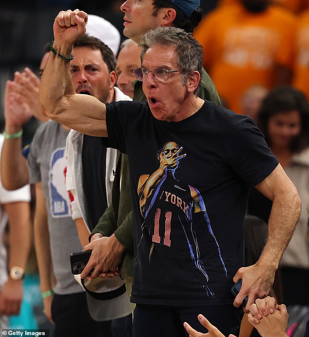 Ben Stiller, Timothee Chalamet and celeb Knicks fans show up for NBA ...