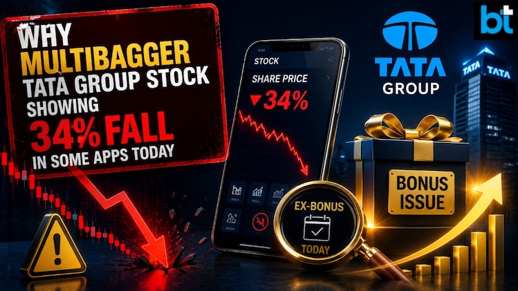 Multibagger Tata group stock showing 33% fall in some apps today; here's why