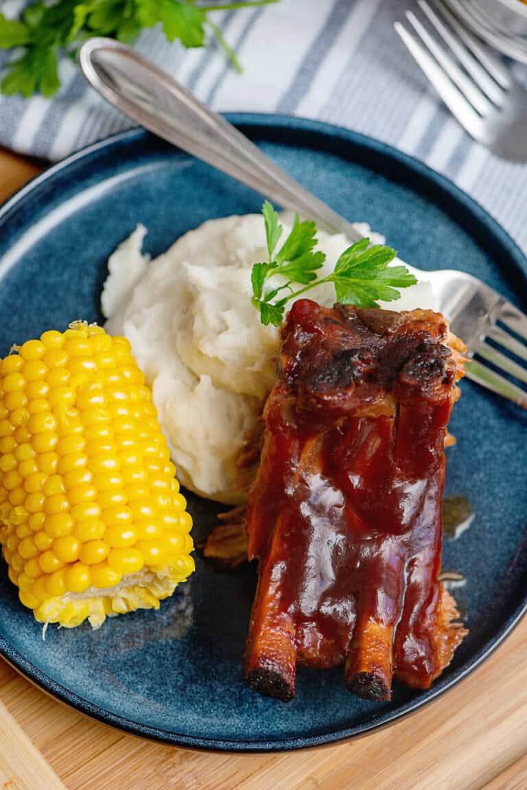 Oven-baked baby back ribs