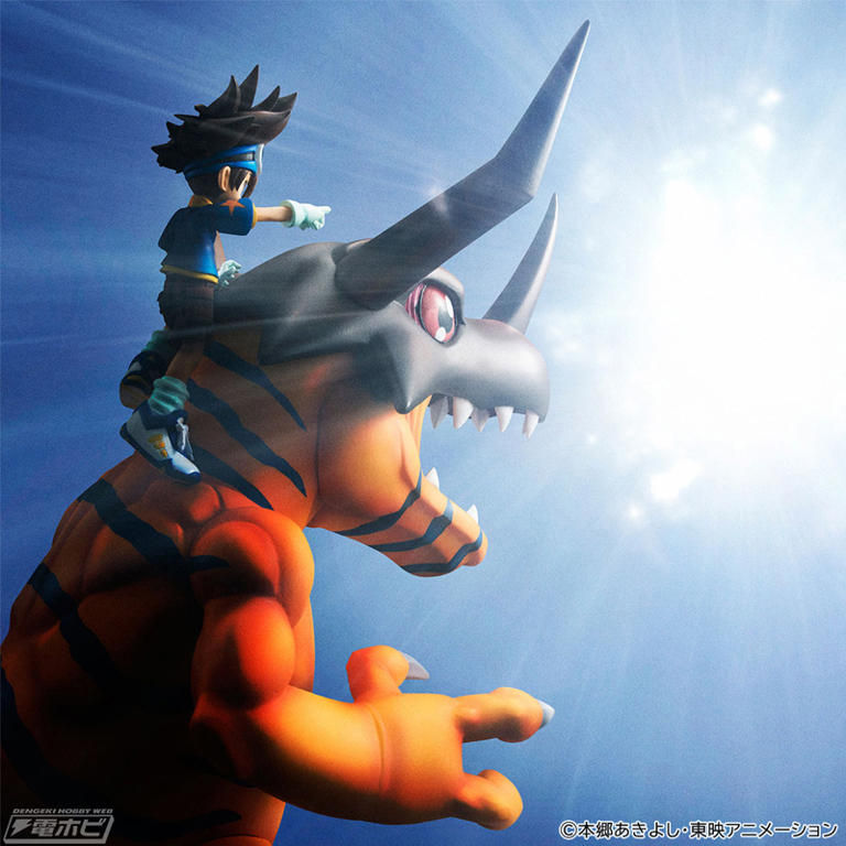 デジモンアドベンチャー』より、「GEM.シリーズ グレイモン＆八神太一
