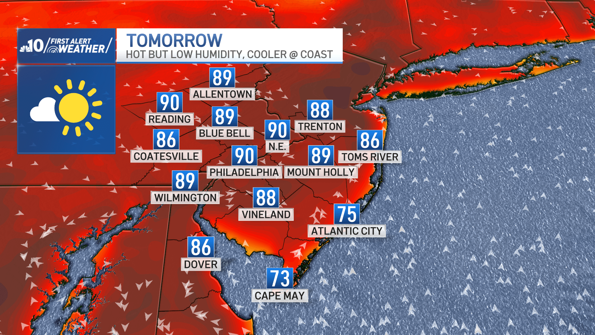 Tracking a heat wave