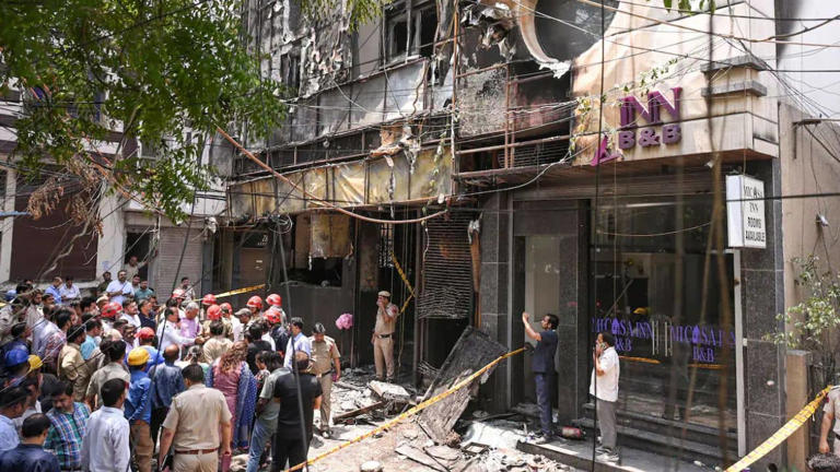 How a Nigerian couple's quick thinking saved them from Delhi's deadliest hotel fire