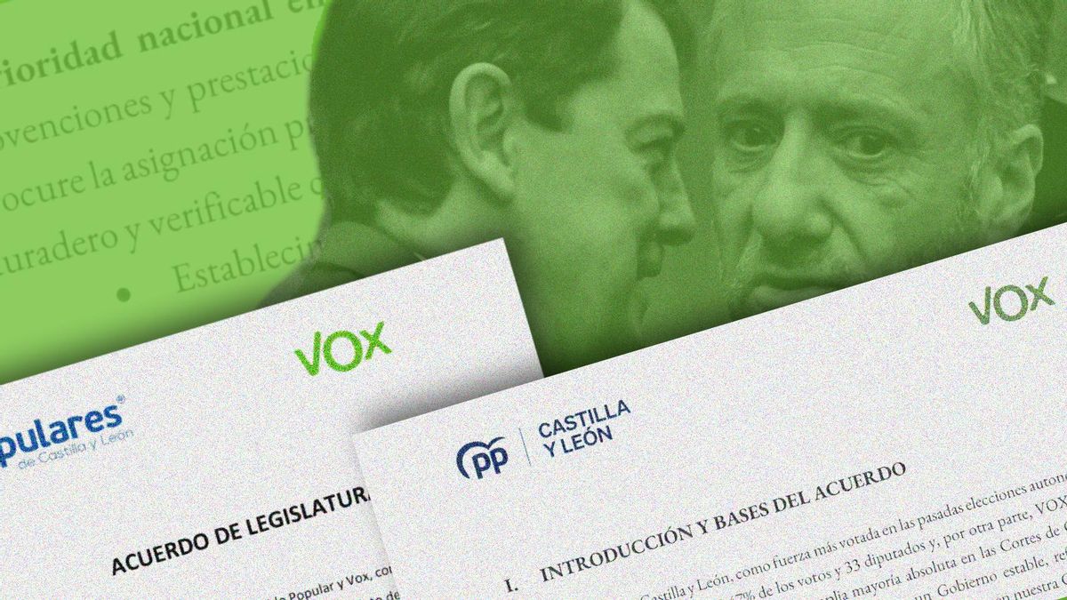 El acuerdo de PP y Vox en Castilla y León: de pactar a regañadientes en ...