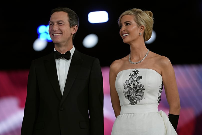 Jared Kushner e Ivanka Trump al Liberty Ball a Washington, 20 gennaio 2025 AP Photo