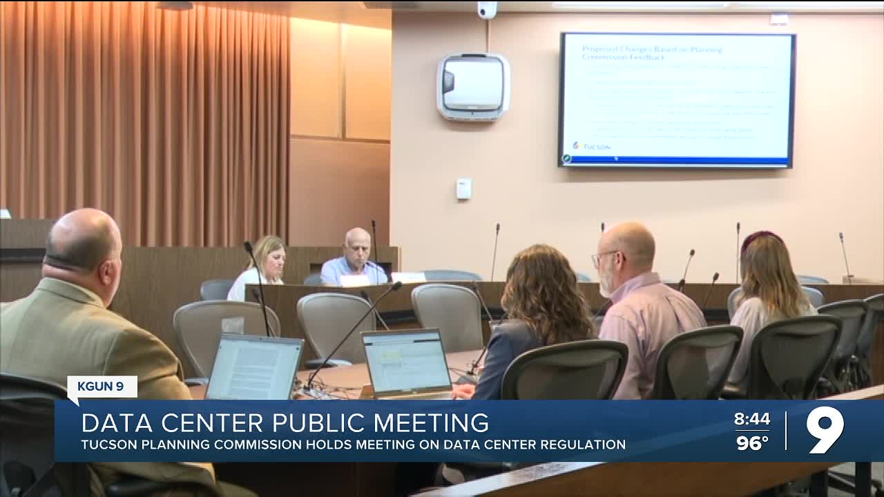 Tucson Planning Commission holds public meeting on data center ...