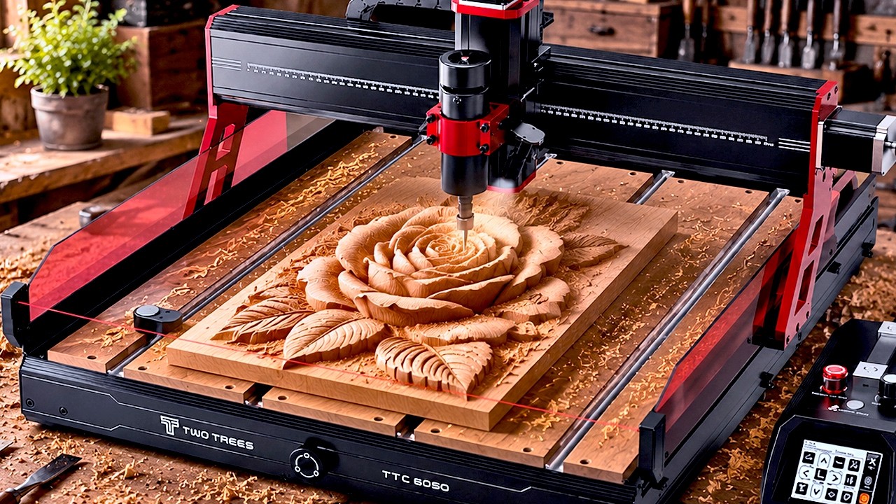 Turning wood into art with CNC router