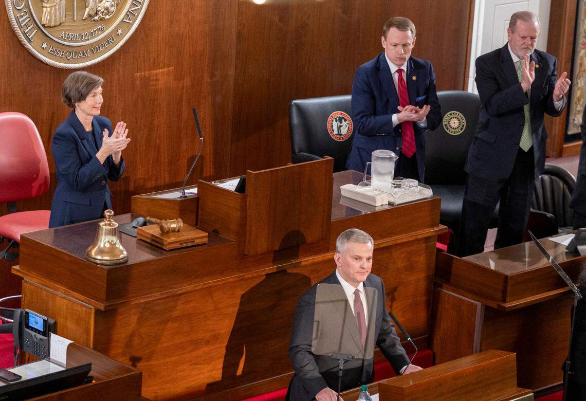 In first override of 2026, NC lawmakers overturn Gov. Stein's veto of ...