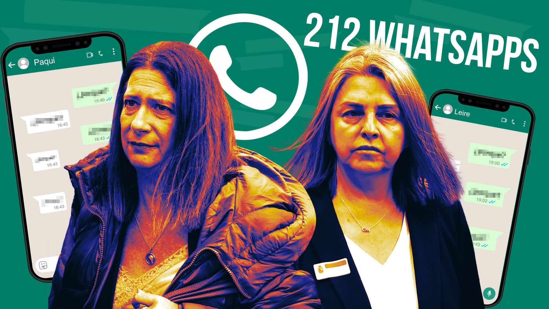 La UCO destaca que 'La Paqui', la mujer de Cerdán, y Leire se ...