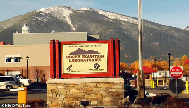 Rocky Mountain Laboratories, run by the National Institutes of Health, is shown above
