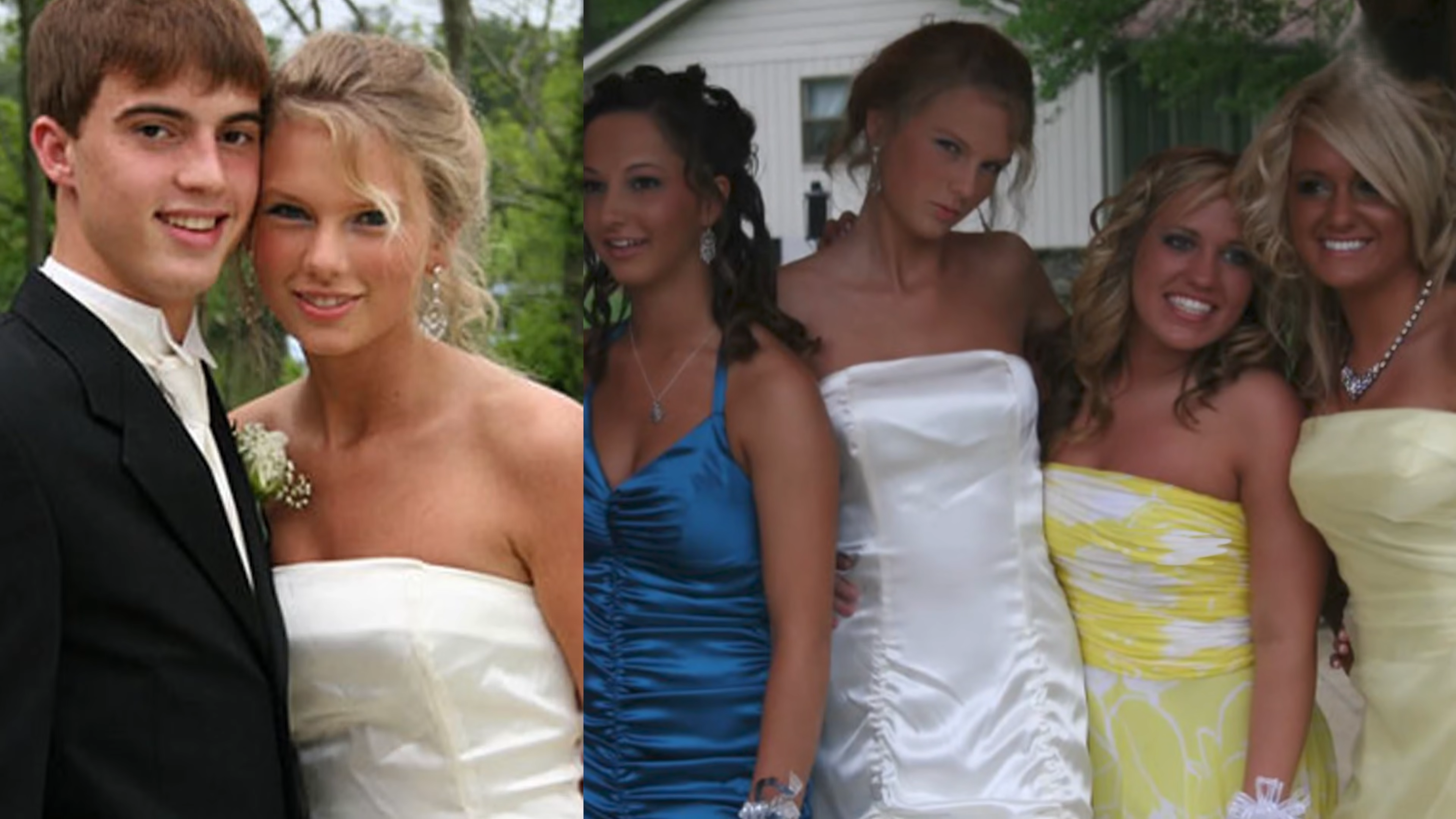 She really looked like that? - Taylor Swift prom photo has the internet ...