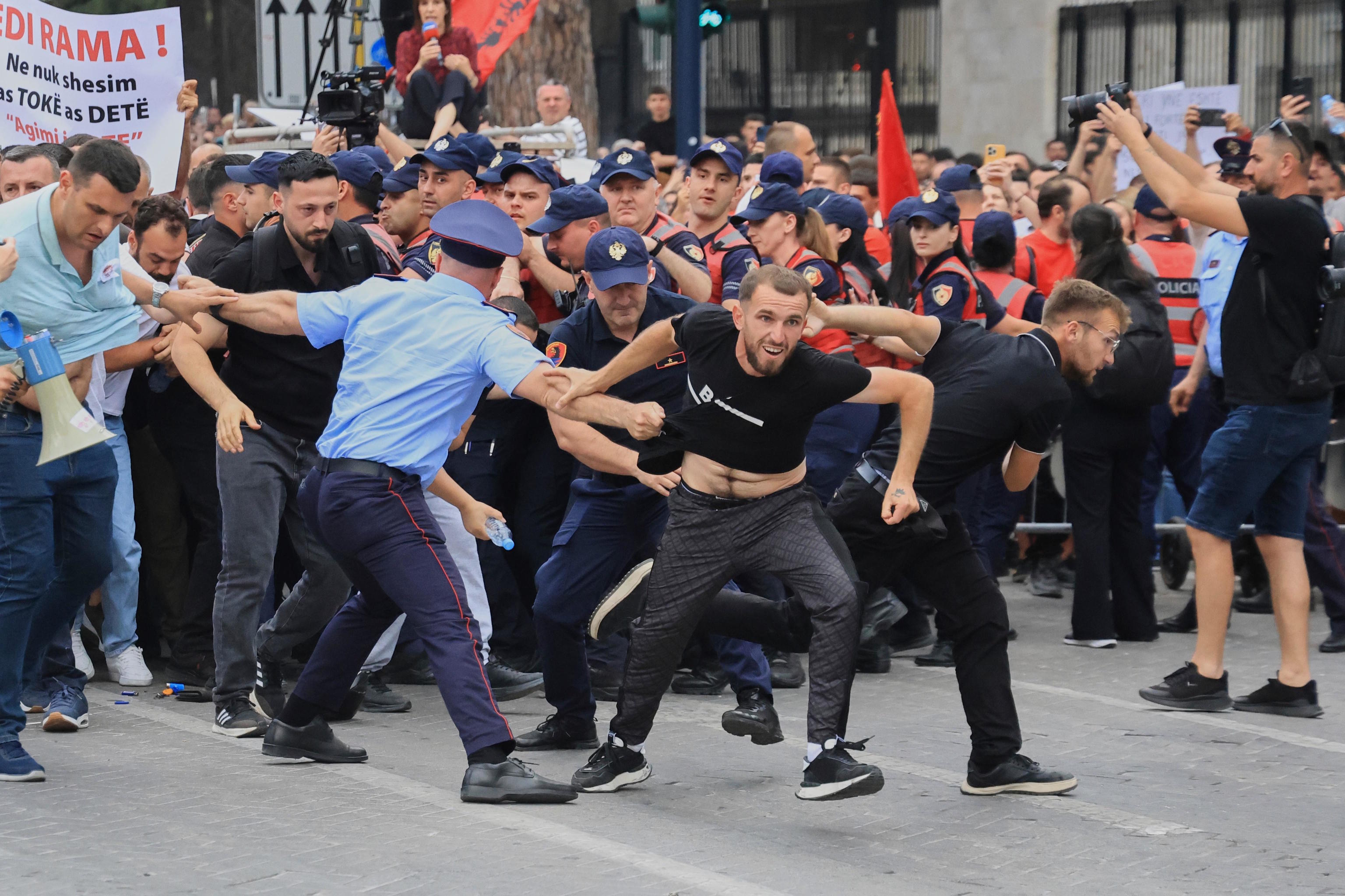Protests in Albania against Jared Kushner's luxury tourist project ...